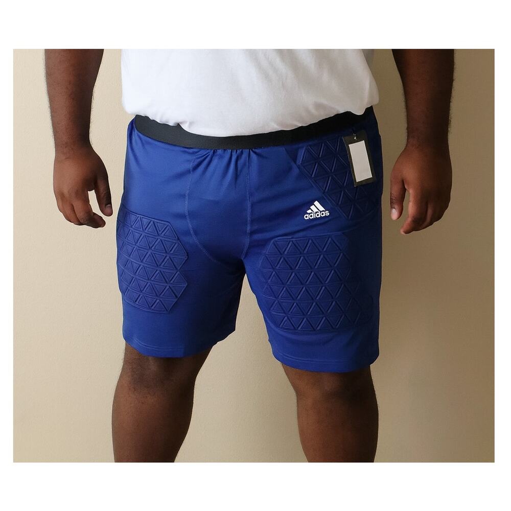 NWT Adidas Blue Padded Football Girdle, Baseball Sliding, Basketball Shorts 2XLT